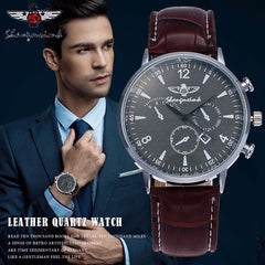 SHANGMEIMK Men Watch Luxury Brand Fashion Calendar Clock Leather Strap Quartz Male Wrist Watches Relogio Masculino Hot Selling
