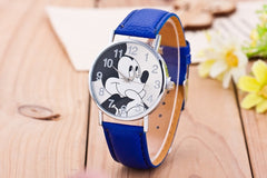 New Women Watch Cute Animal Pattern Fashion Quartz Watches Casual Cartoon Leather Clock Girls Kids Wristwatch Relogio Feminino