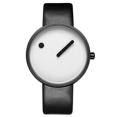 Top Creative Designer Brand Quartz Watch Men Leather Casual Unisex Simple Wrist watch Clock Male Gift  relogio Masculino
