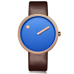 Top Creative Designer Brand Quartz Watch Men Leather Casual Unisex Simple Wrist watch Clock Male Gift  relogio Masculino