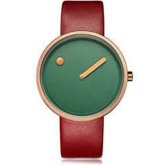 Top Creative Designer Brand Quartz Watch Men Leather Casual Unisex Simple Wrist watch Clock Male Gift  relogio Masculino
