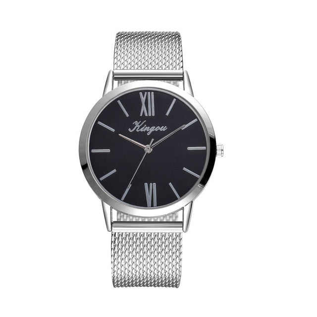 Rose Gold Sliver Mesh Stainless Steel Dail Watches Women Top Brand Luxury Casual Clock Ladies Wrist Watch Relogio Feminino &Ff