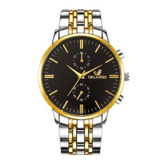 Men's Wrist Watches 2019 Luxury Brand Orlando Mens Quartz Watches Men Business Male Clock Gentlemen Casual Fashion Wristwatch