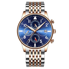Mens Watches NIBOSI Waterproof Quartz Business Men Watch Top Brand Luxury Clock Casual Military Sport Watch Relogio Masculino
