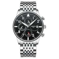 Mens Watches NIBOSI Waterproof Quartz Business Men Watch Top Brand Luxury Clock Casual Military Sport Watch Relogio Masculino