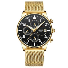 Mens Watches NIBOSI Waterproof Quartz Business Men Watch Top Brand Luxury Clock Casual Military Sport Watch Relogio Masculino