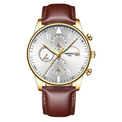 Mens Watches NIBOSI Waterproof Quartz Business Men Watch Top Brand Luxury Clock Casual Military Sport Watch Relogio Masculino